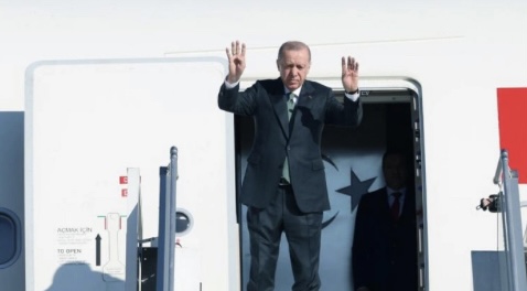 Türkiyə prezidenti Azərbaycana yola düşüb