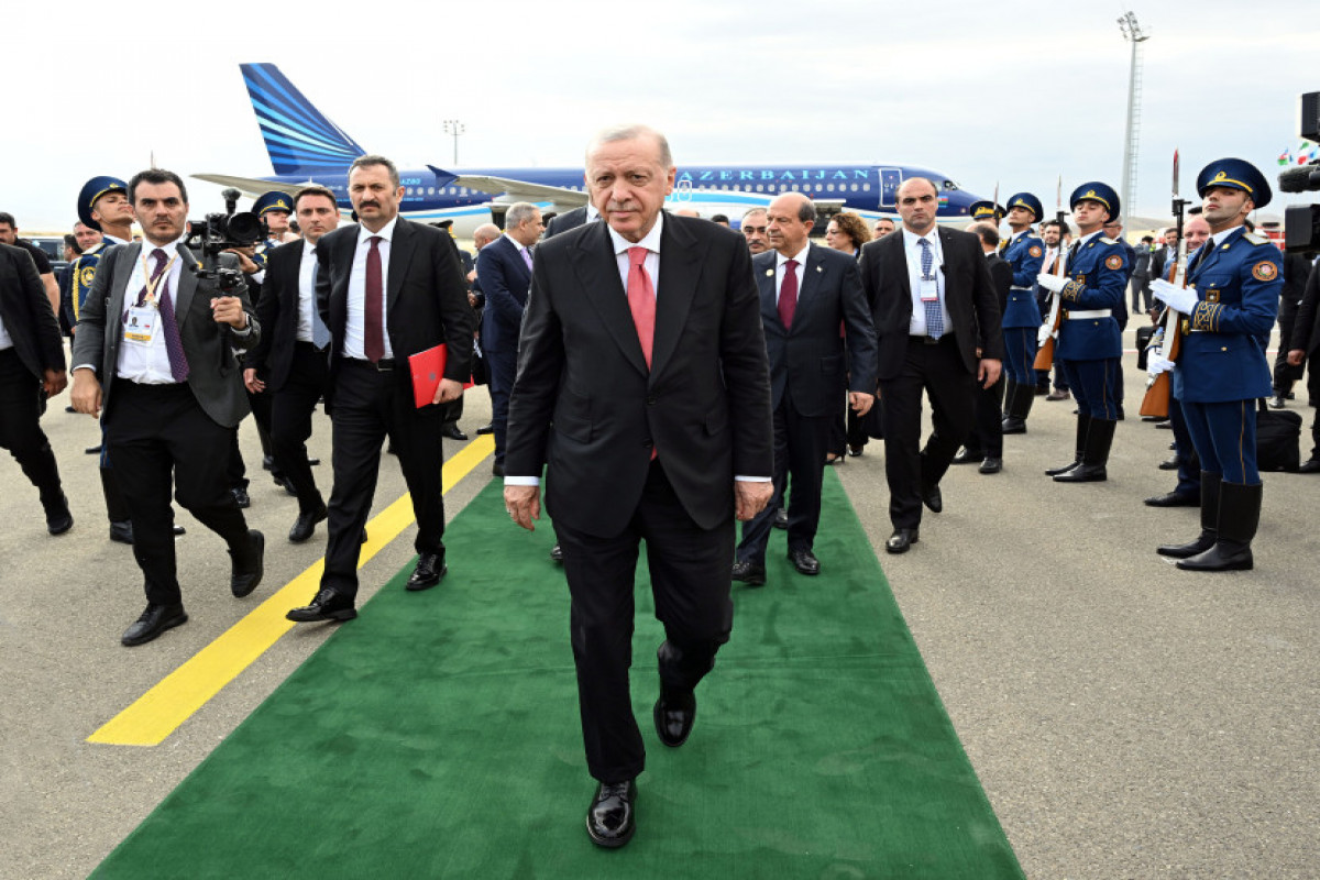 Ərdoğanın Azərbaycana səfəri başa çatıb - FOTOLAR