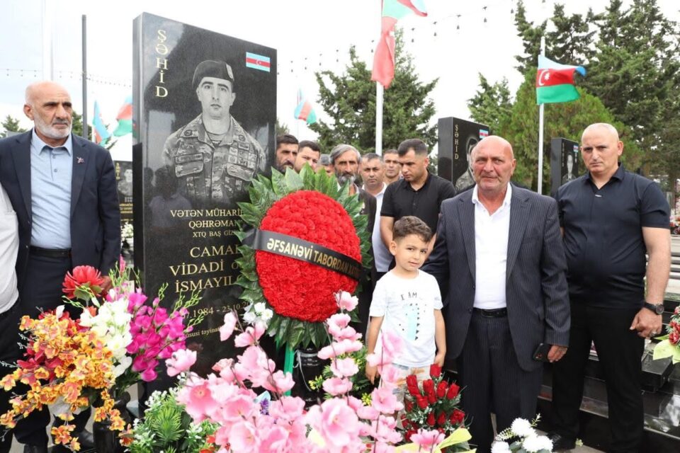 Neftçalada şəhid Camal İsmayılovun xatirəsi yad edildi, ev muzeyinin açılışı oldu - FOTOLAR