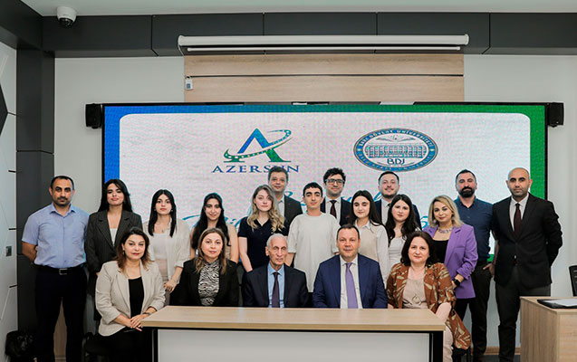 “Azərsun Holdinq” BDU-nun Jurnalistika fakültəsinin 6 tələbəsinə təqaüd ayırdı - FOTOLAR