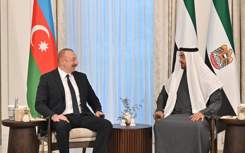 Əbu-Dabidə Azərbaycan və BƏƏ prezidentlərinin görüşü olacaq