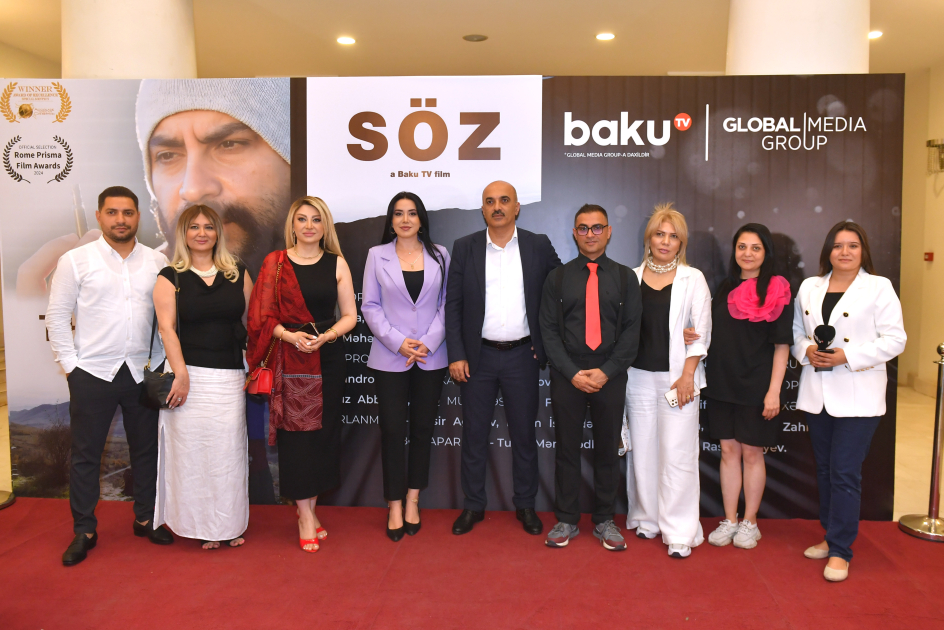 “Baku” TV-nin “The word” filminin təqdimatı olub - FOTOLAR