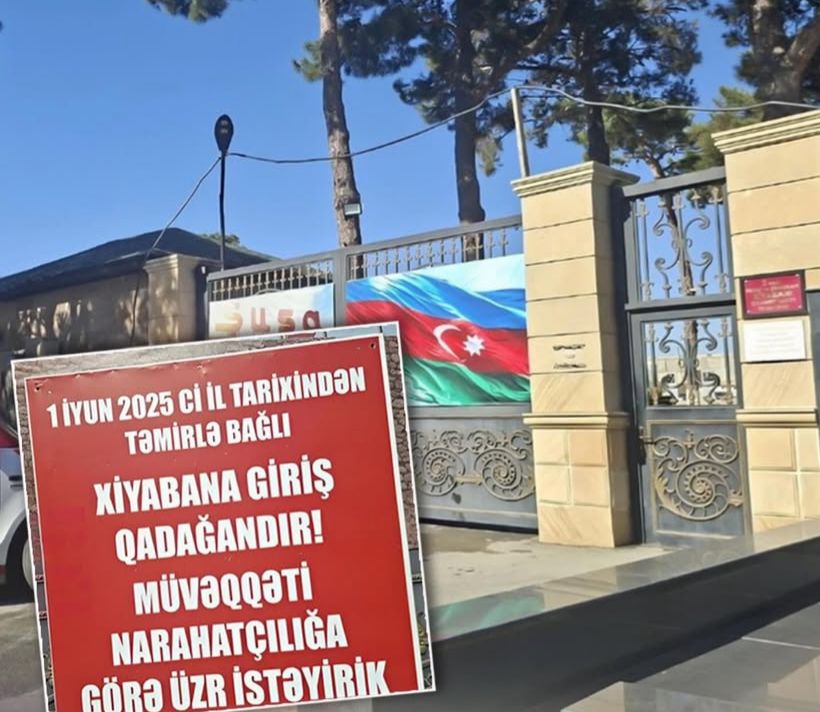 İkinci Fəxri xiyaban təmirə bağlandı