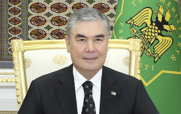 Qurbanqulu Berdiməhəmmədov Azərbaycana səfərə gəlib