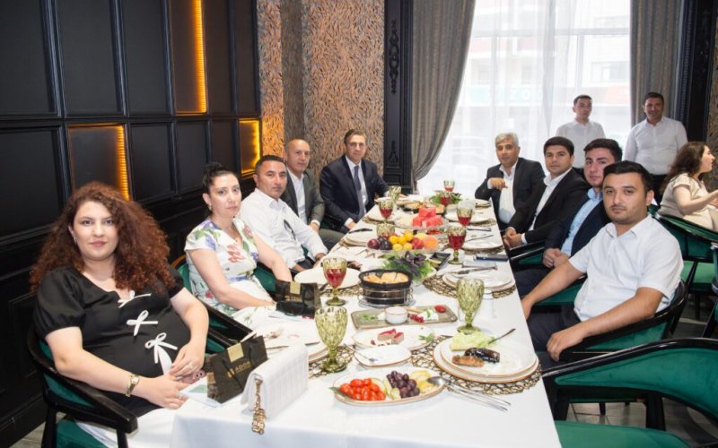 ADSEA jurnalistlərin 150 illik yubiley bayramını təbrik etdi - FOTOLAR