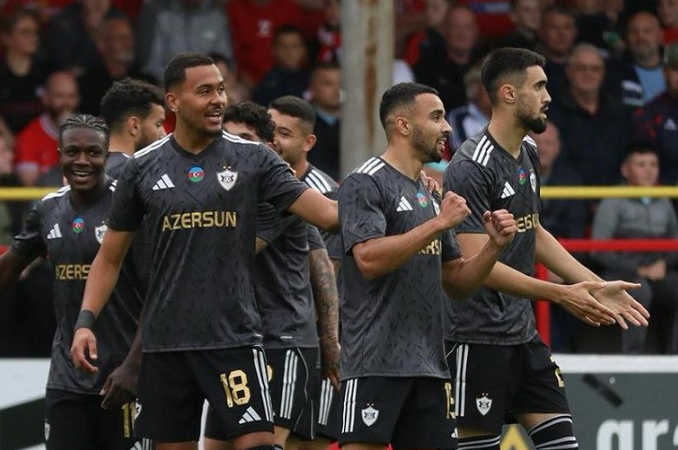 "Qarabağ" səfərdə "Şelburn"a böyük hesabla qalib gəlib