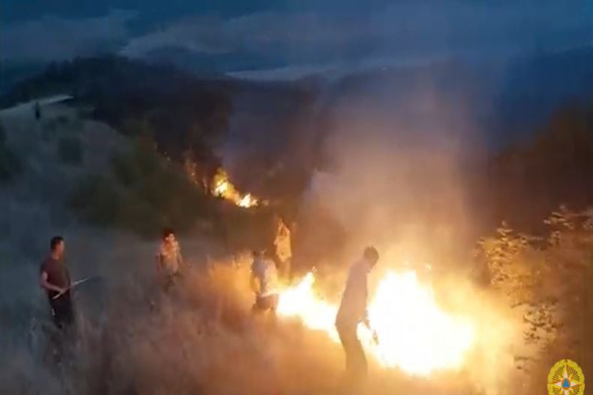 Azərbaycanda dağlıq ərazidə baş verən yanğınlar tam söndürülüb