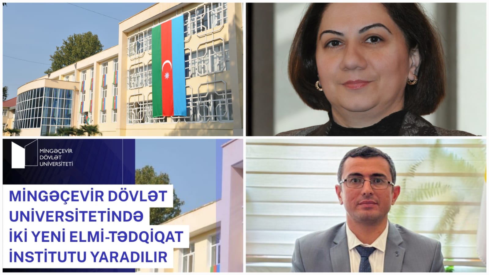 Mingəçevir Dövlət Universitetindən mühüm addım: İki yeni Elmi-Tədqiqat İnstitutu yaradılır