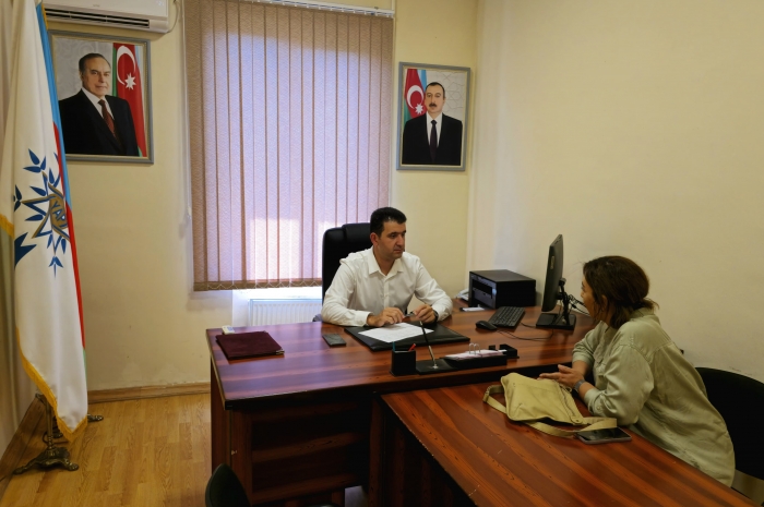 Naqif Həmzəyev vətəndaş qəbulu keçirdi - FOTO