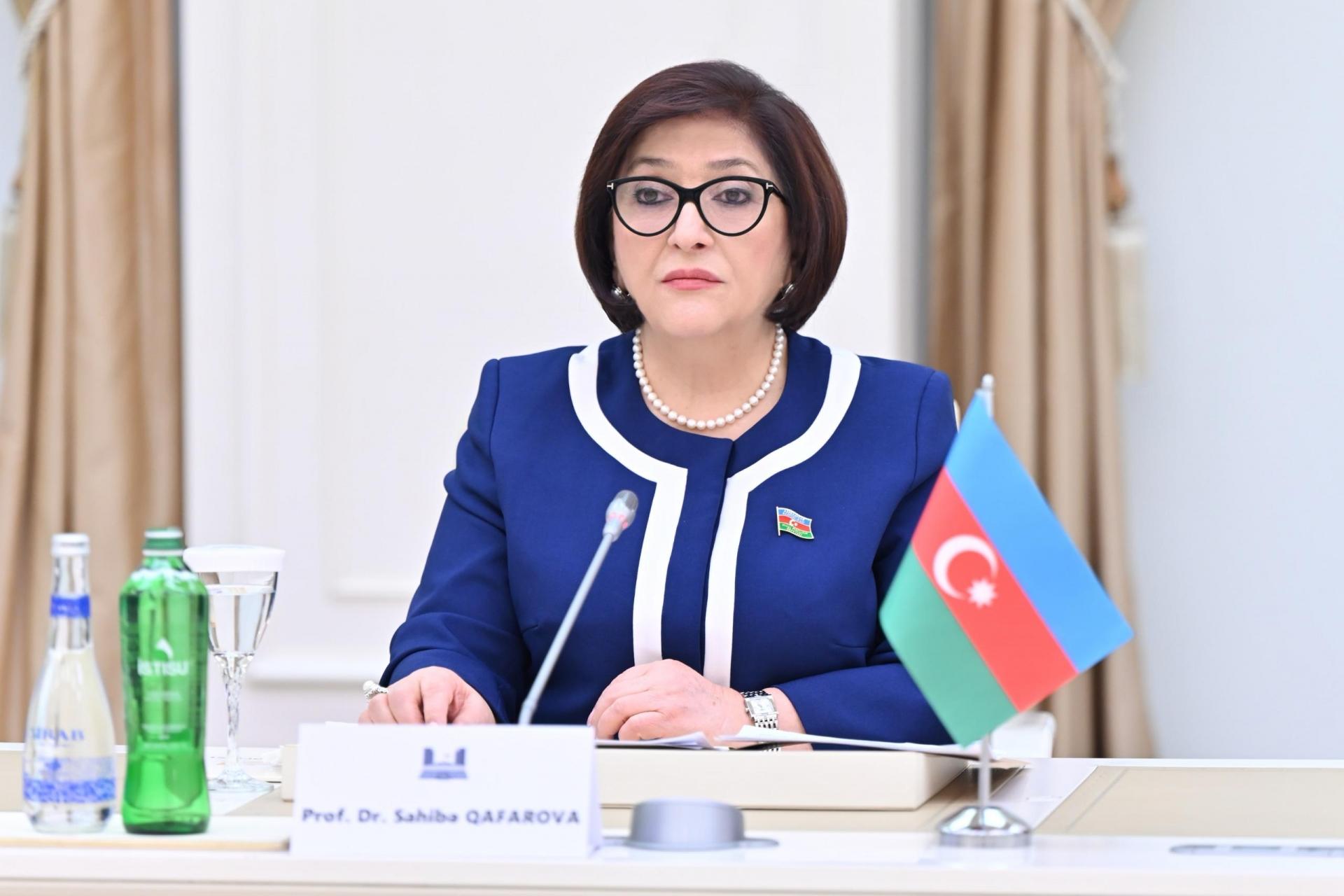 Milli Məclisin sədri Sahibə Qafarova Türkmənistana işgüzar səfərə gedib
