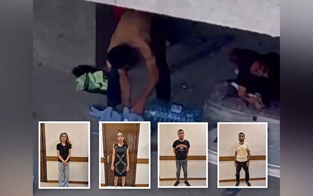 Yasamalda binanı narkotik yuvasına çevirənlər tutuldu - Foto