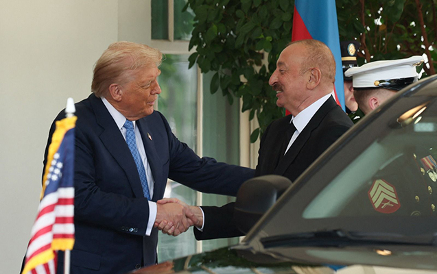 Donald Trampla İlham Əliyevin görüşü başlayıb - VİDEO/ FOTOLAR