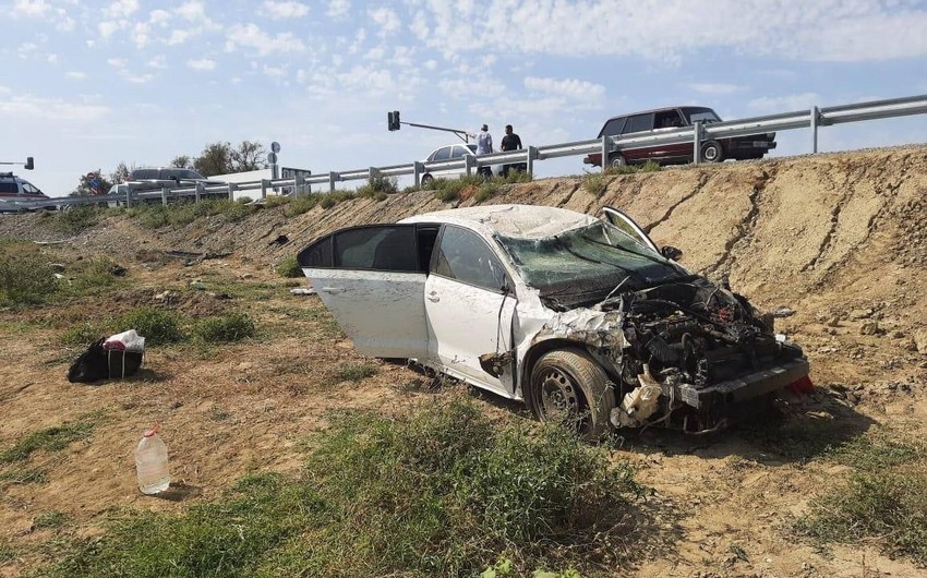 Dağıstanda yol qəzası olub, ölən və yaralananlar var