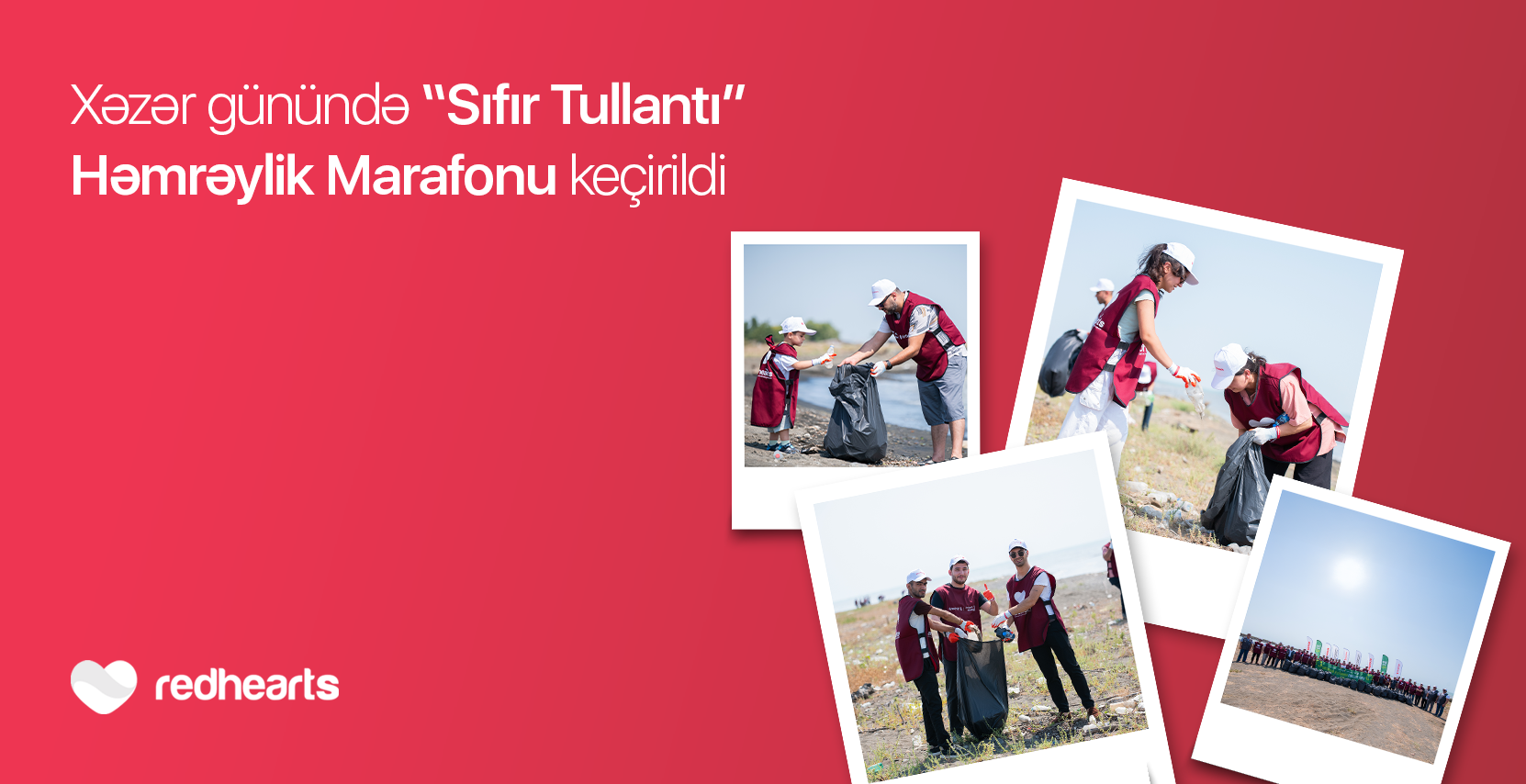 “Sıfır Tullantı” Həmrəylik Marafonu davam edir: Xəzər Günündə 768 kq tullantı toplanıldı