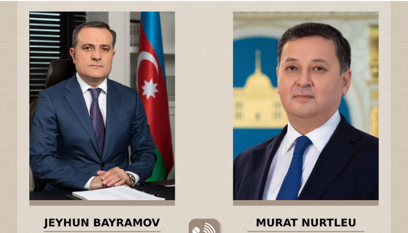 Ceyhun Bayramov qazaxıstanlı həmkarı ilə Vaşinqton görüşünü müzakirə edib