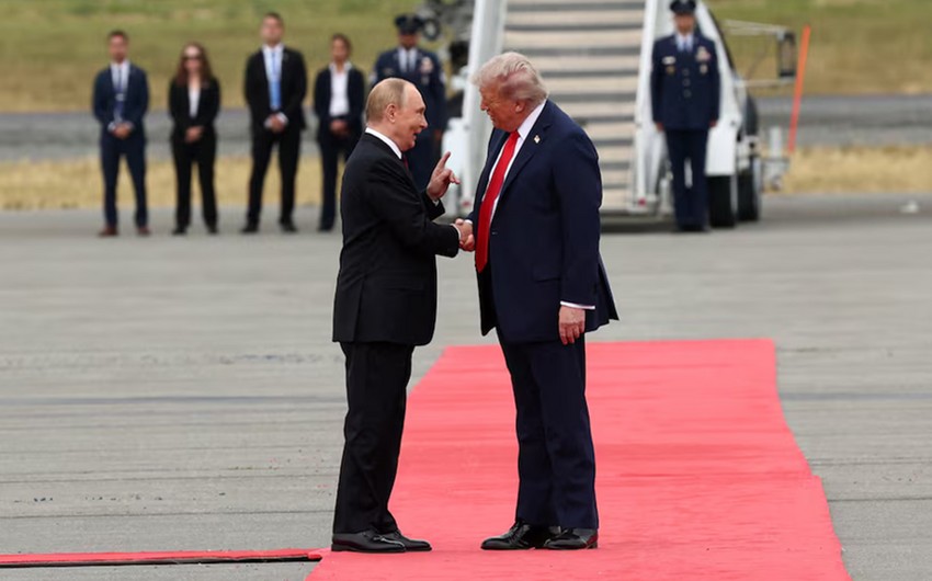 Putinlə Tramp arasında Ankoricdə görüş başlayıb - VIDEO