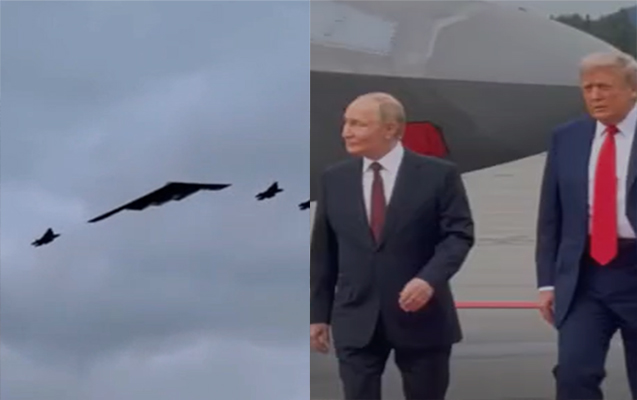Putinin gözü səmada qaldı - Trampdan subliminal mesaj?..+Video
