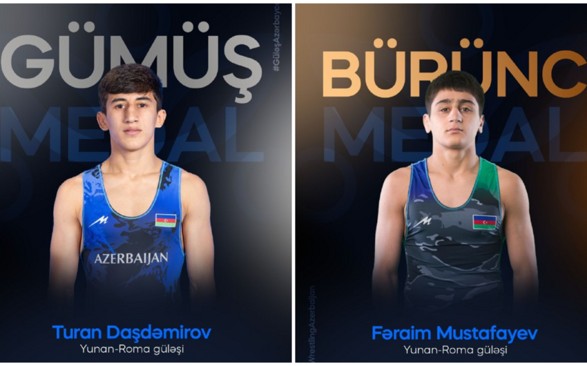 Azərbaycan güləşçiləri dünya çempionatında daha 2 medal qazanıblar