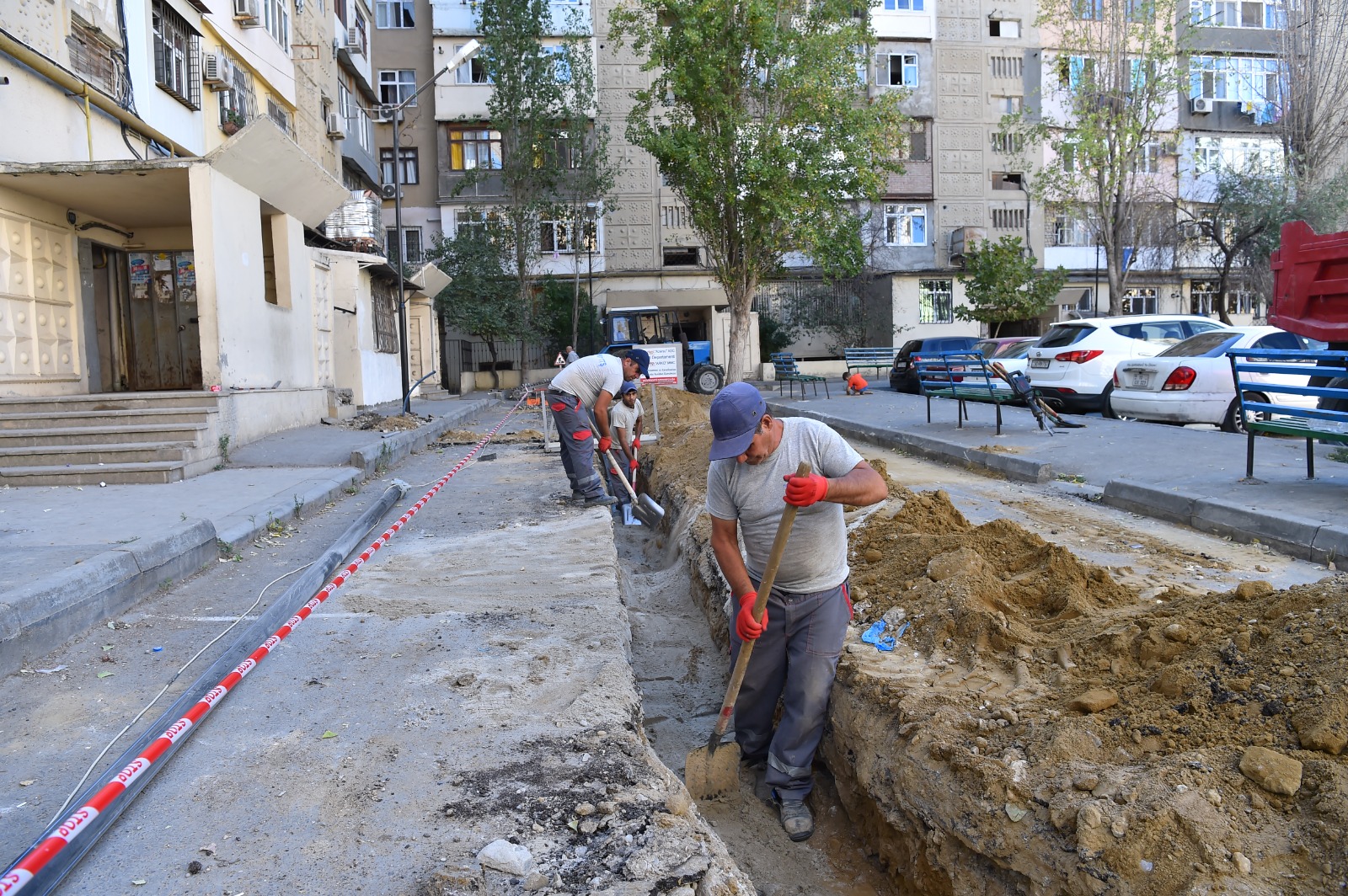 Yasamal rayonunda su təchizatının yaxşılaşdırılması istiqamətində işlər davam edir