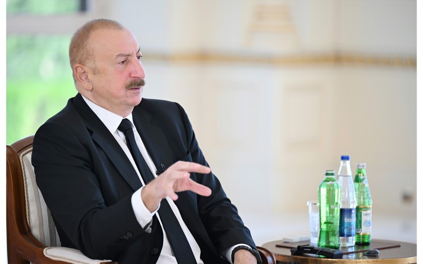 İlham Əliyev Ermənistanla formal sülh sazişinin imzalanmasının şərtini açıqlayıb