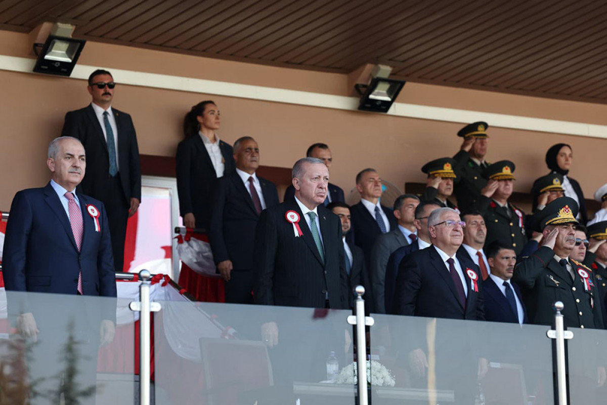Zakir Həsənov Türkiyədə hərbi məktəblərin buraxılış mərasimində - Fotolar