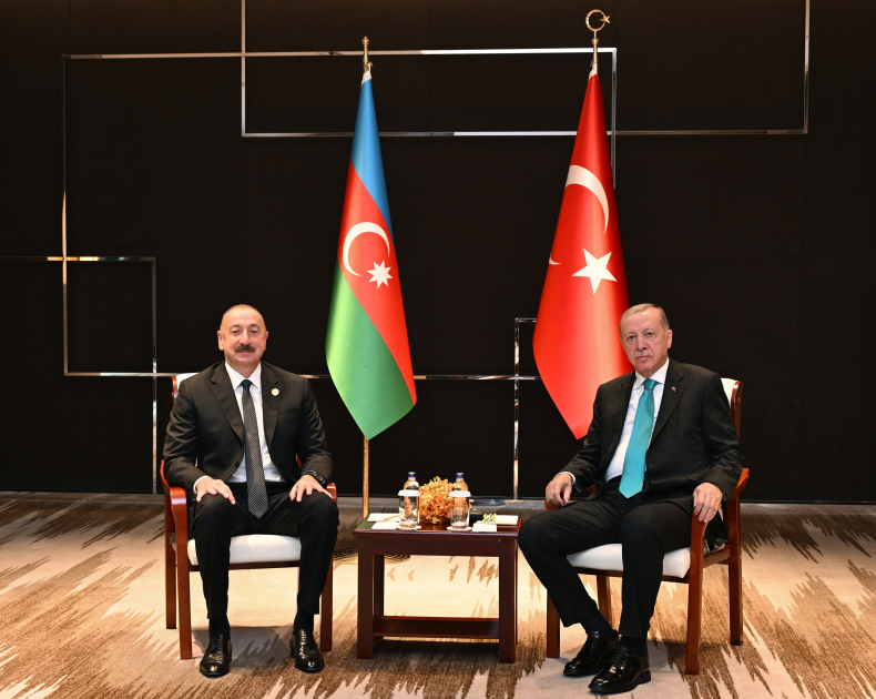 İlham Əliyev Ərdoğanla bir arada - FOTOLAR