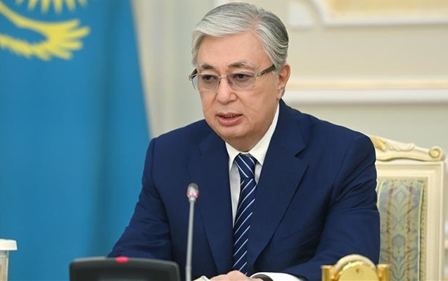 Tokayev: "Xəzər dənizi ilə bağlı vəziyyət ekoloji fəlakətə yaxınlaşır"