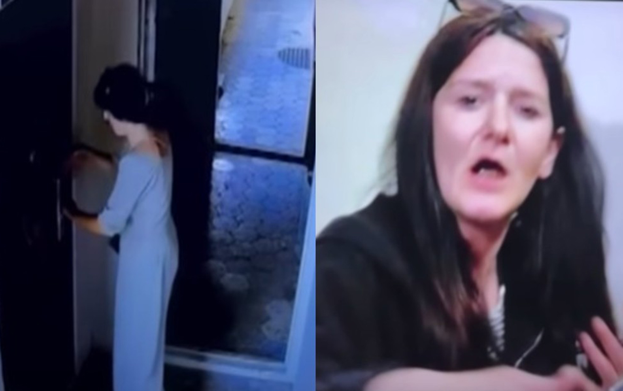 Bakıda evlərə girməyə çalışan qadının kimliyi bilindi - Video