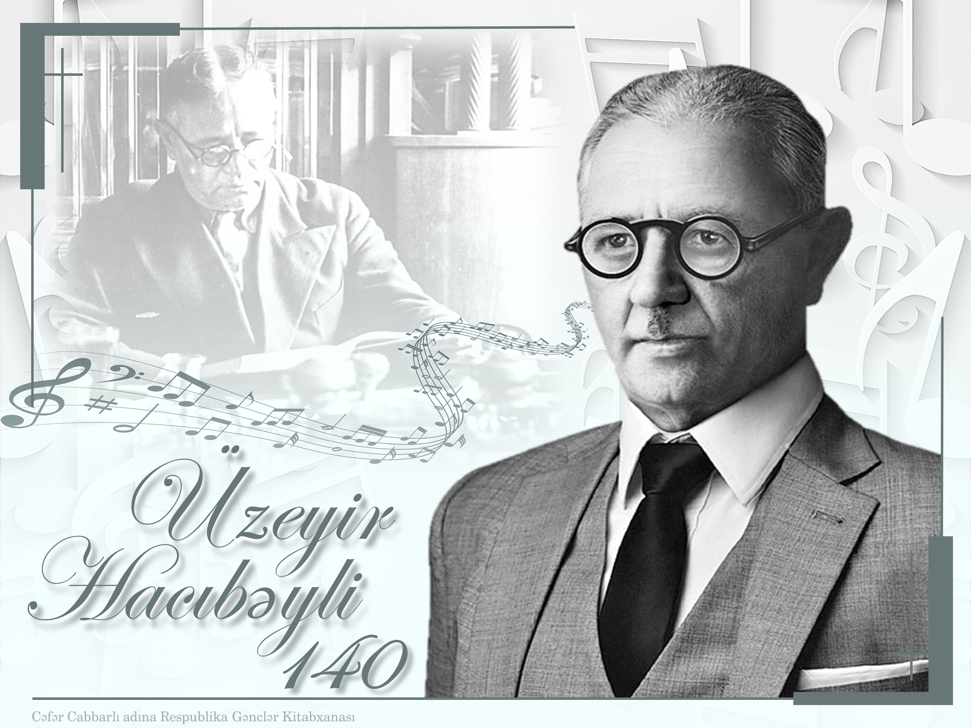 Gəncə Dövlət Filarmoniyası Üzeyir Hacıbəyovun 140 illik yubileyinə hazırlaşır