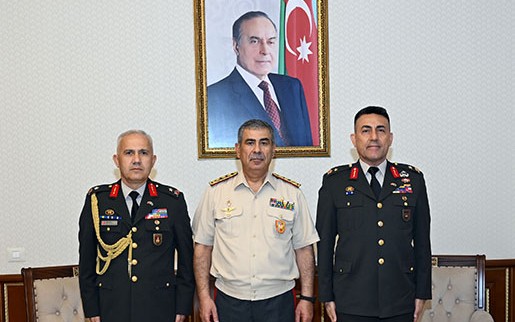 Zakir Həsənov Türkiyənin yeni hərbi attaşesini qəbul etdi