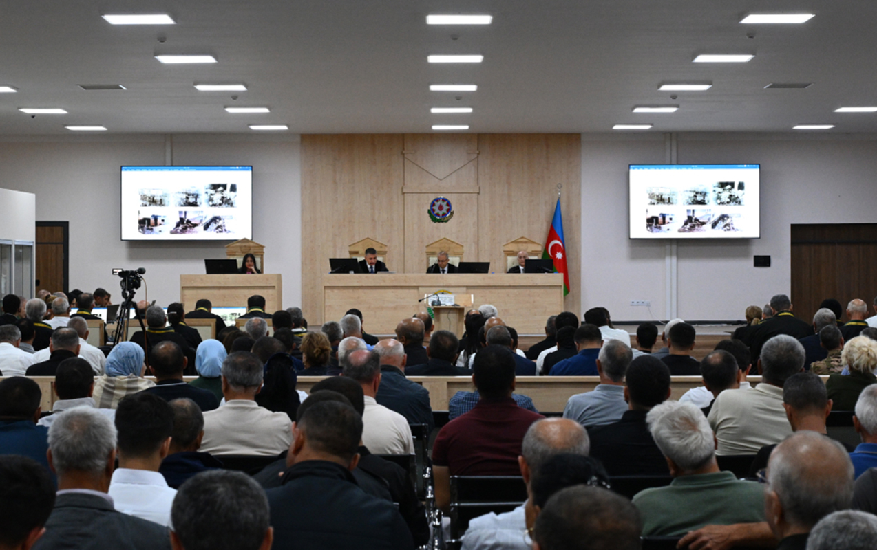 Ermənistanın Azərbaycana qarşı təcavüzü ilə bağlı sənədlər məhkəmədə elan olundu