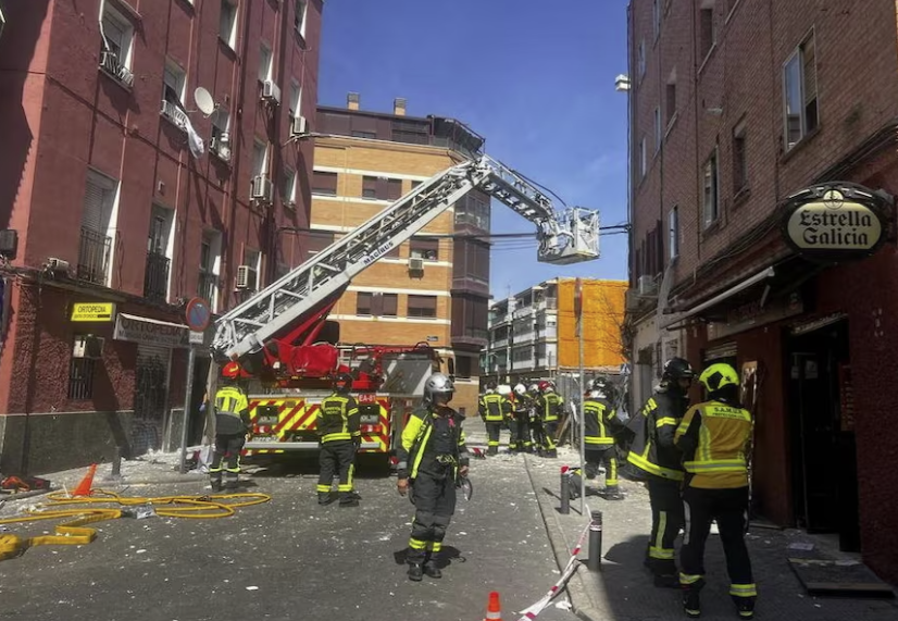 Madriddə partlayış, 20-dən çox yaralı var