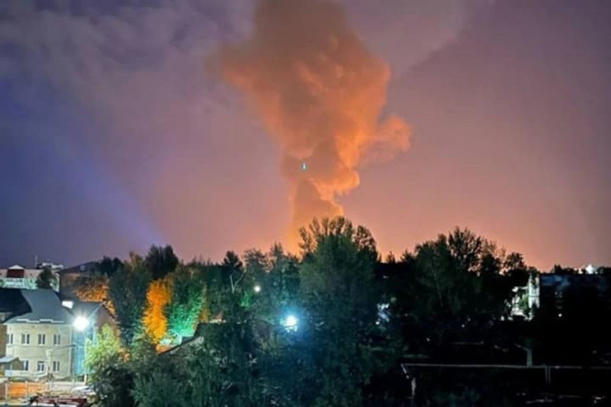 Ukrayna Saratov neft emalı zavoduna dron hücumu edib