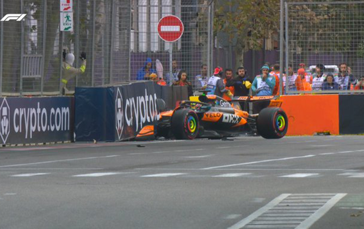 Formula 1-in sıralama turunda qəza
