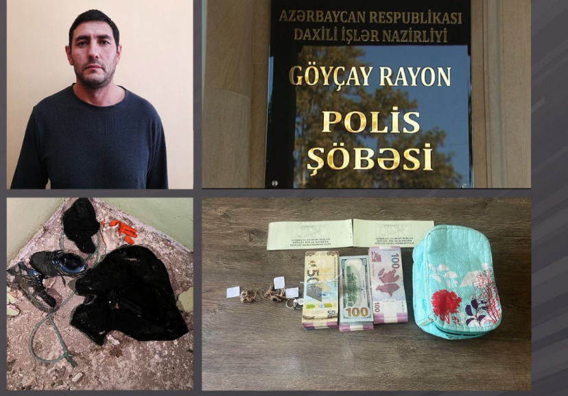 Göyçayda qadına xəsarət yetirərək 23 min manatı götürüb Rusiyaya qaçan şəxs tutulub - FOTO