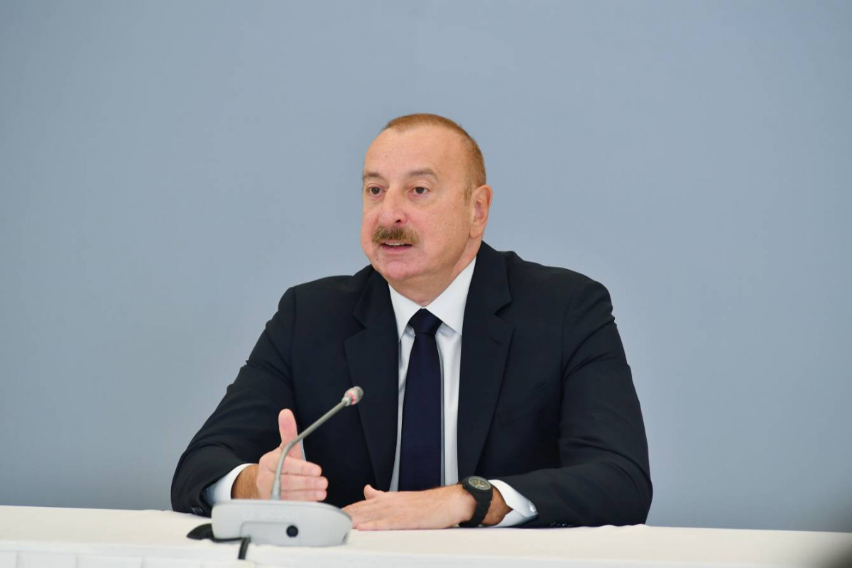 Azərbaycan Prezidenti: Dünya bu gün və yaxın gələcəkdə mədən yanacaqları olmadan yaşaya bilməz
