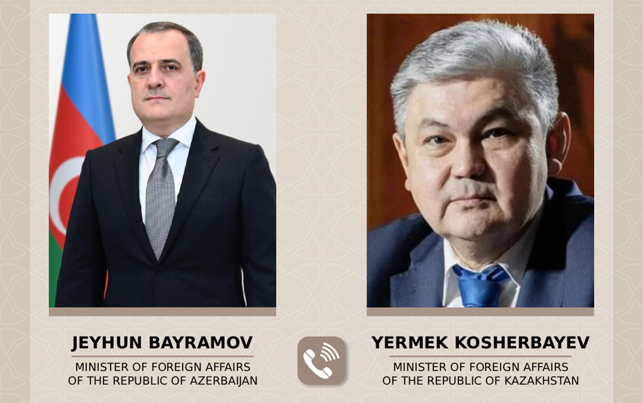 Ceyhun Bayramov Qazaxıstanın yeni XİN rəhbərinə zəng etdi
