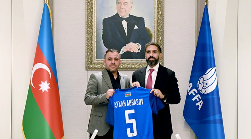 Ayxan Abbasov Azərbaycan millisinin baş məşqçisi təyin olundu - AFFA prezidenti ilə görüşdü