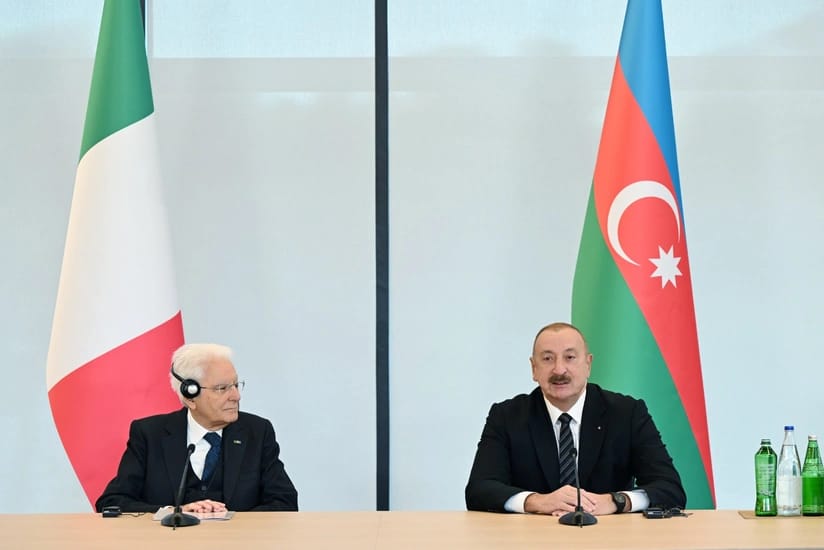 İlham Əliyevin sosial media hesablarında İtaliya Prezidenti ilə görüşünə dair paylaşım edilib