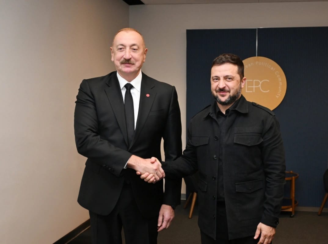 Zelenski: "Göstərdiyi dəstəyə görə Azərbaycana minnətdaram"