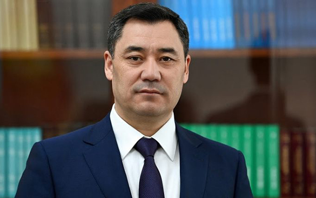 Sadır Japarov Qəbələyə gəldi