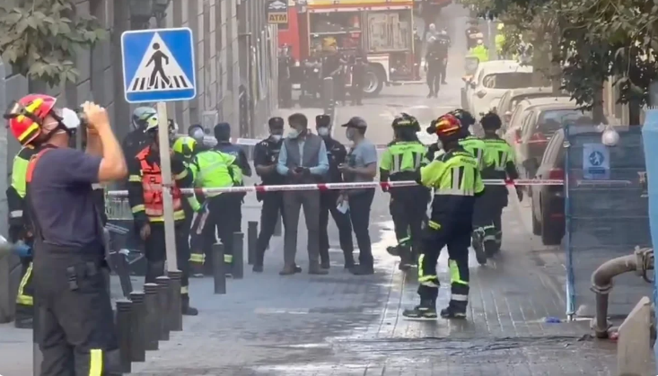 Madriddə bina uçub, 3 nəfər yaralanıb