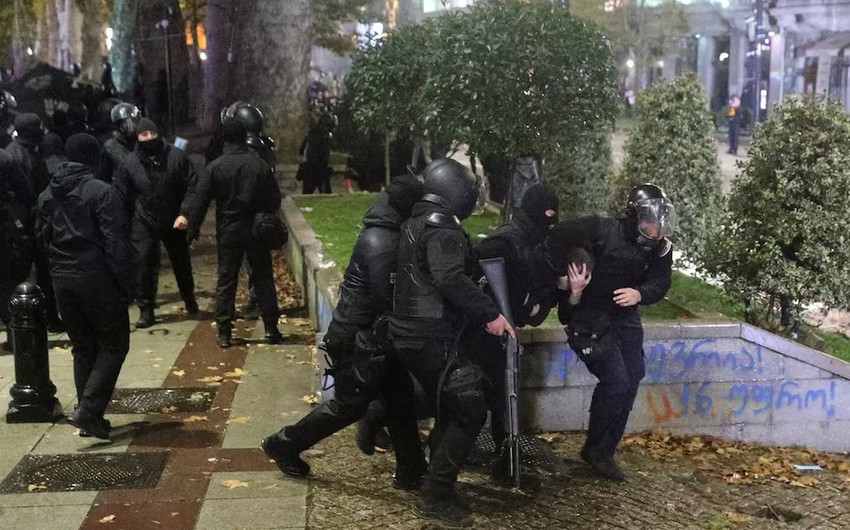 Gürcüstanda aksiyalarda zorakılıqlara görə cəzalar sərtləşdirilir