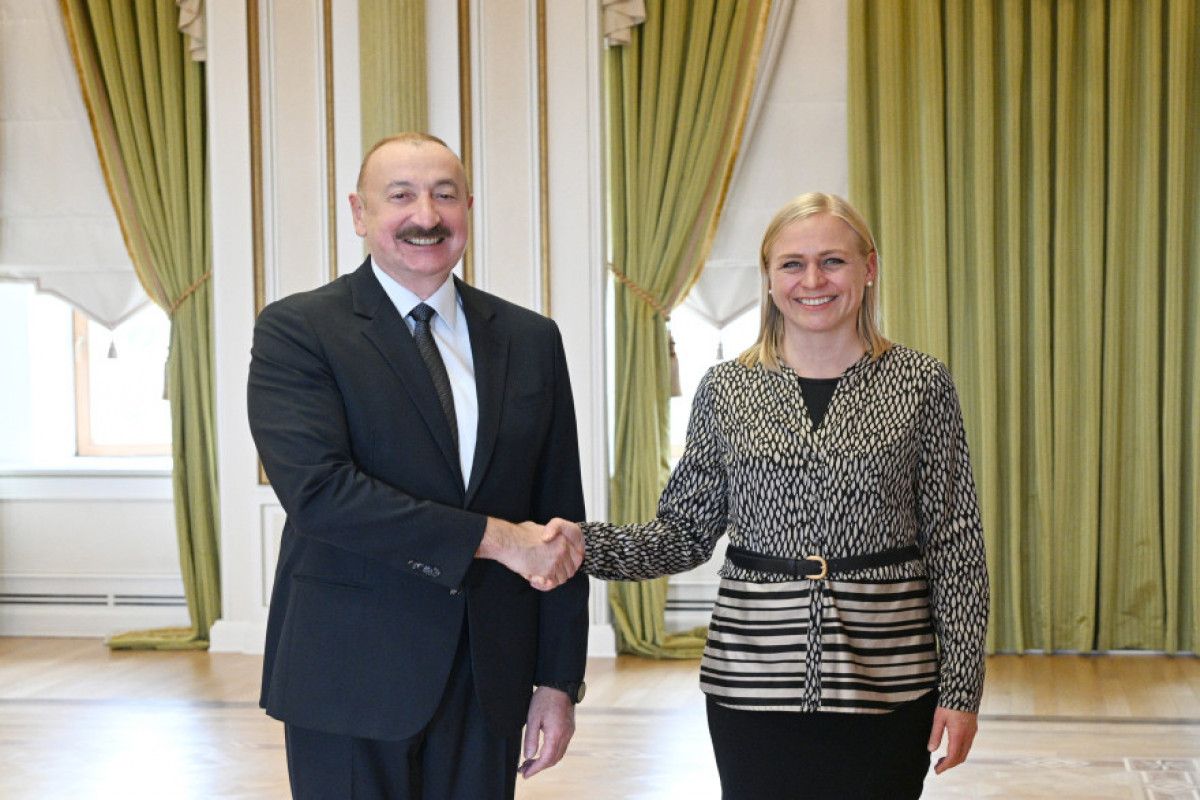Prezident İlham Əliyev ATƏT sədrini qəbul etdi