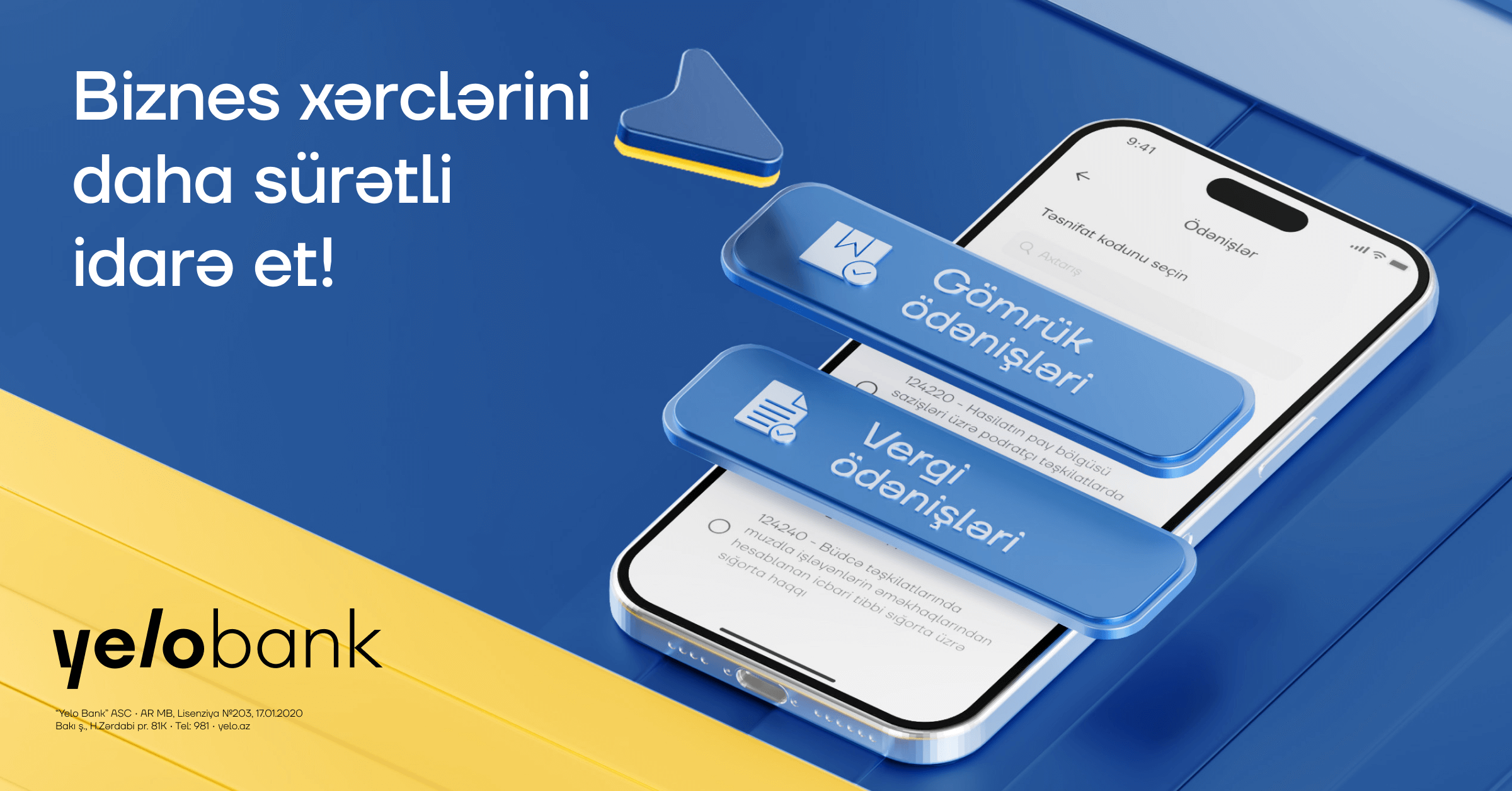 Yelo Business App sahibkarlar üçün daha bir imkan təqdim edir