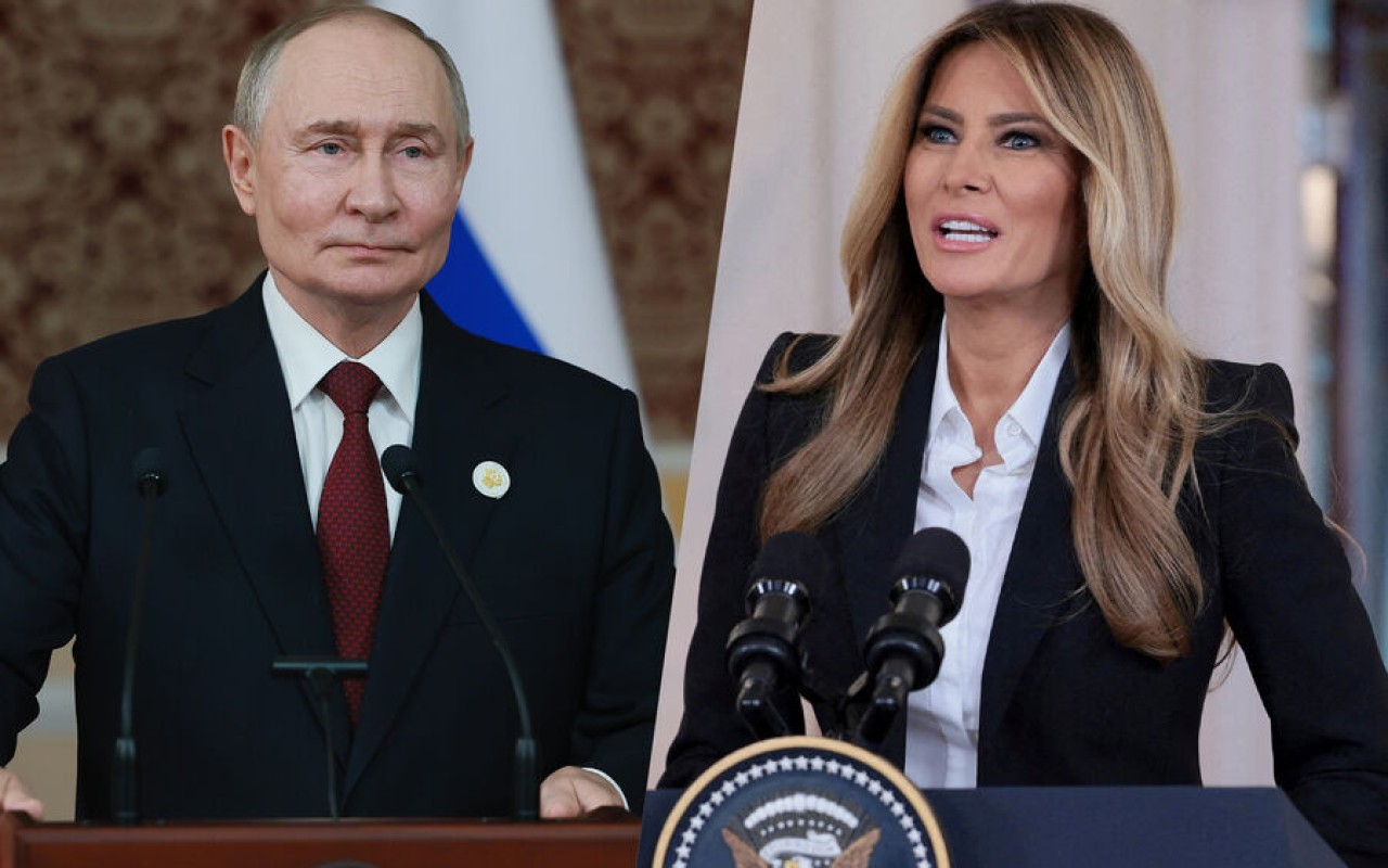 Putin Trampın xanımına təşəkkür etdi