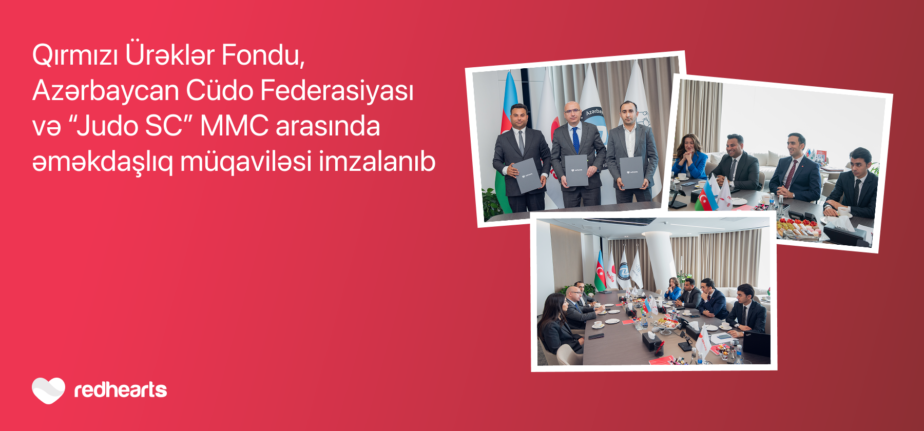 Qırmızı Ürəklər Fondu və Cüdo Federasiyası əməkdaşlığa başladı