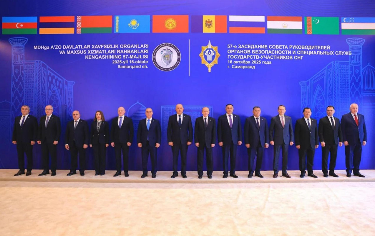 DTX rəisi Səmərqənddə iclasda iştirak etdi - FOTO