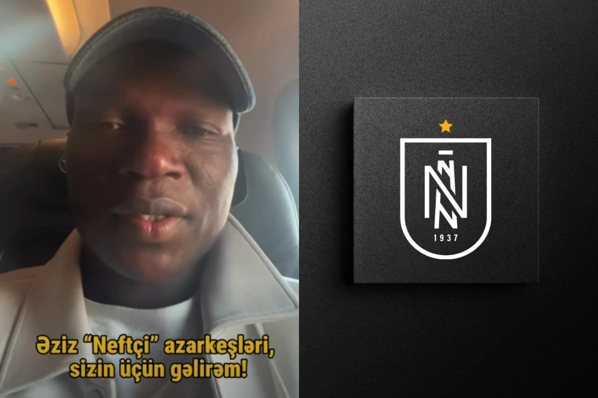 Vensan Abubakar "Neftçi"də: Ulduz futbolçu Bakıya gəldi