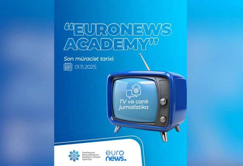 Medianın İnkişafı Agentliyi və “Euronews” telekanalının birgə əməkdaşlığı çərçivəsində təlim proqramı başlayır